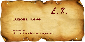 Lugosi Keve névjegykártya